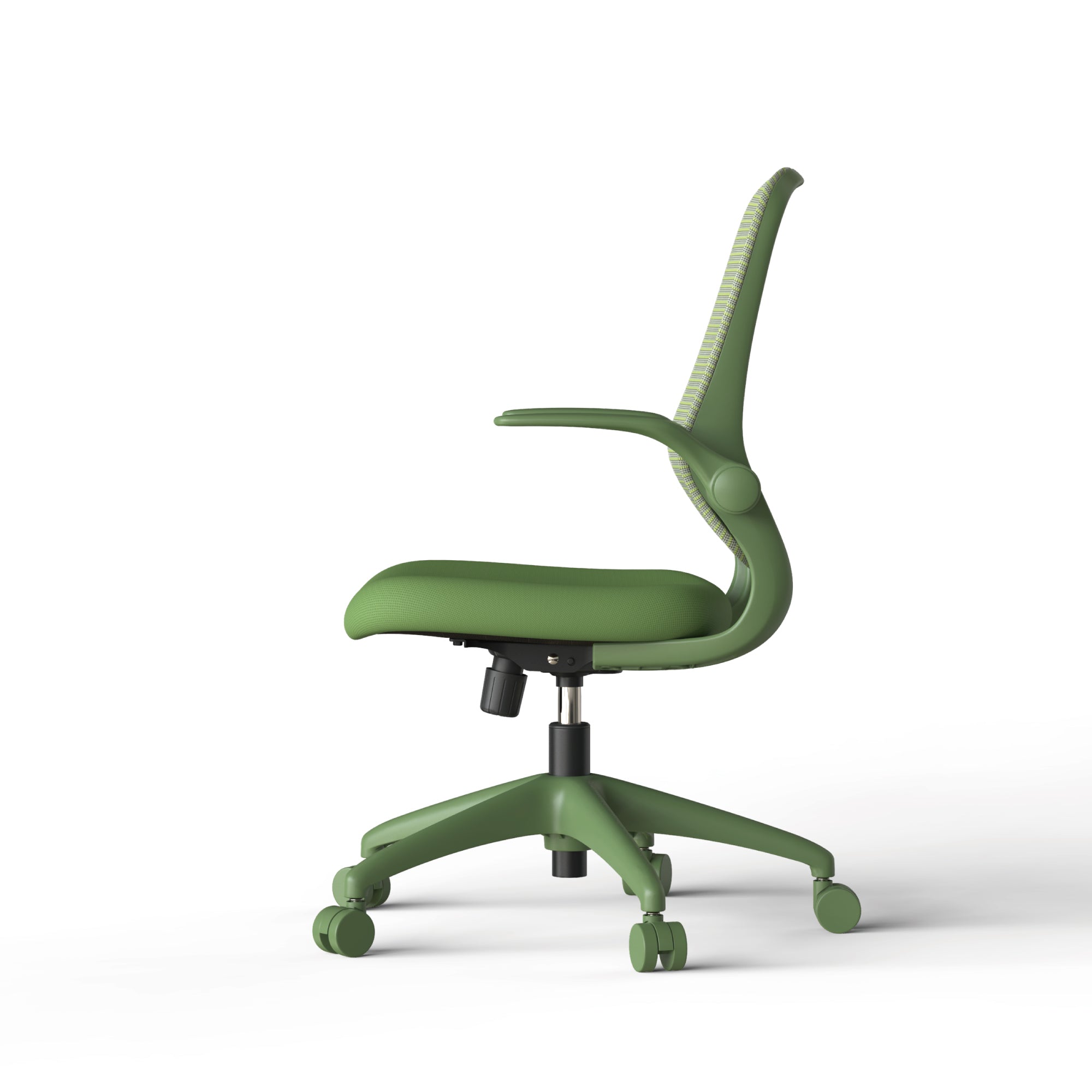 Ergonomic Color Office Chair 350LBS, Home Office, Mesh Back, Integrated Molded Foam, Comfortable Sitting, Flipping Armrest, F