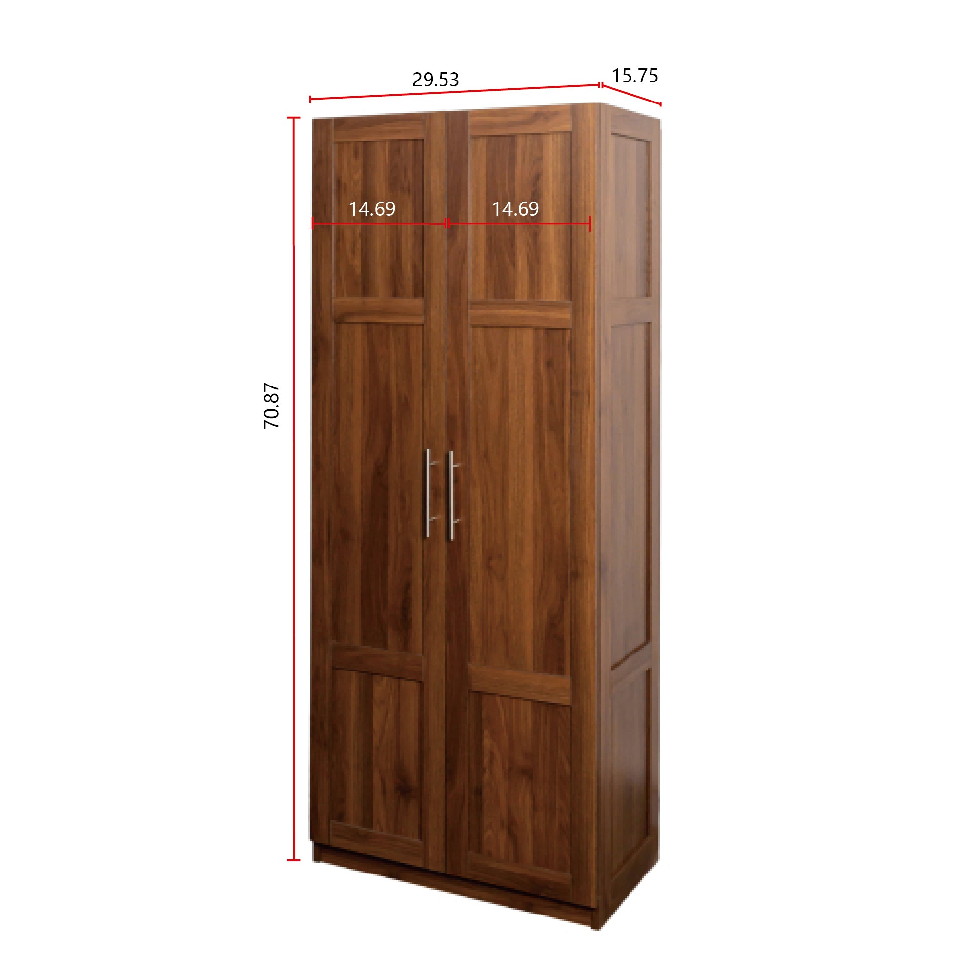 Pantry Cabinet, Kitchen Pantry Storage Cabinets with 2 Door and 3  Shelves,  Pantry Storage Cabinet, Cupboard for Kitchen, Dining Room and Living Room. - Grand Goldman Shop