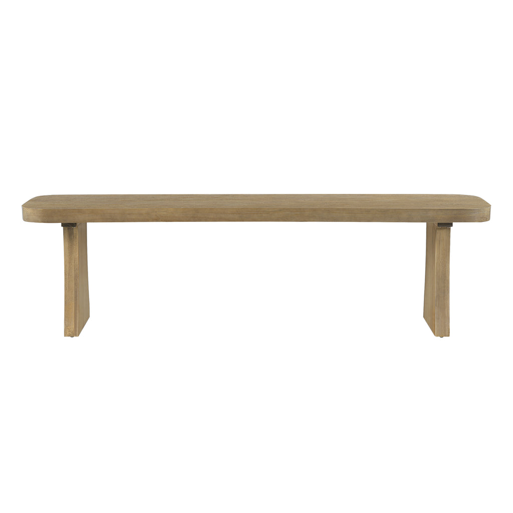 Indoor Pine Dining Bench, 62.9''L Solid Wood Seating, 350lbs Weight Capacity, Fits 3 People for Kitchen, Dining Room & Living Space - Grand Goldman Shop