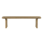 Indoor Pine Dining Bench, 62.9''L Solid Wood Seating, 350lbs Weight Capacity, Fits 3 People for Kitchen, Dining Room & Living Space - Grand Goldman Shop