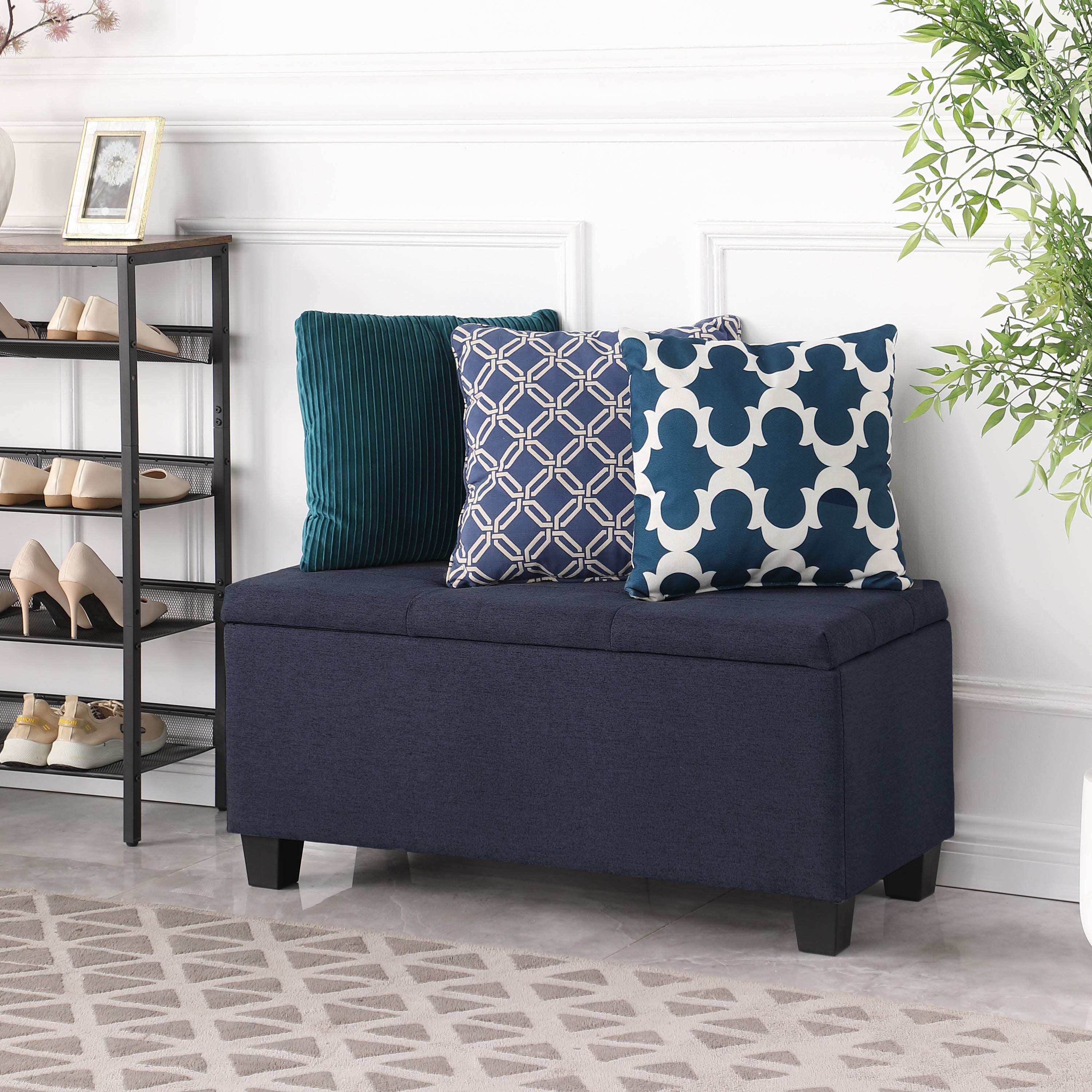 [VIDEO] Large Storage Ottoman Bench Set, 3 in 1 Combination Ottoman, Tufted Ottoman Linen Bench for Living Room, Entryway, Hallway, Bedroom Support 250lbs - Grand Goldman Shop