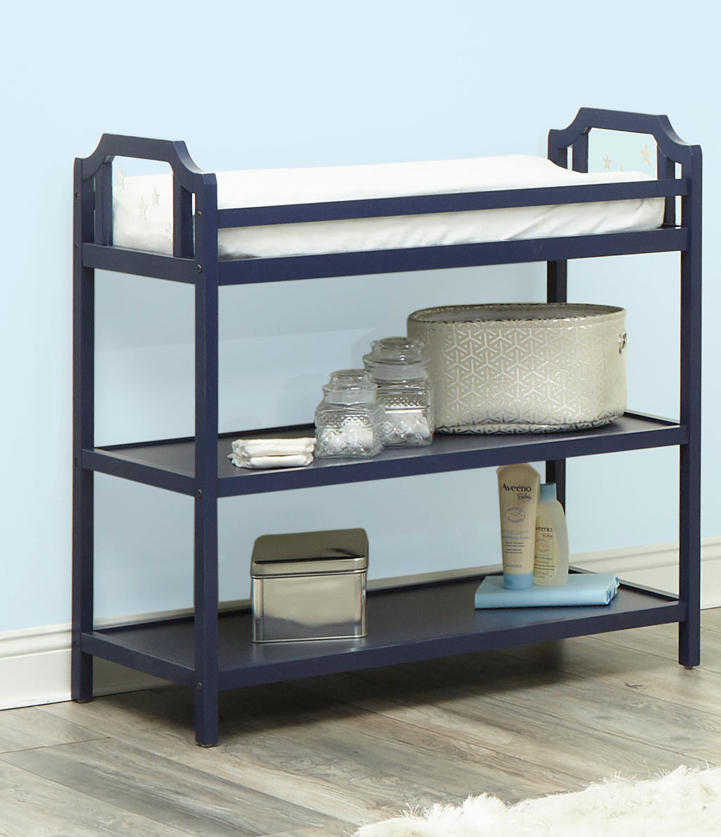 Celeste Changing Table Navy Blue | Premium Home Decor - Grand Goldman
