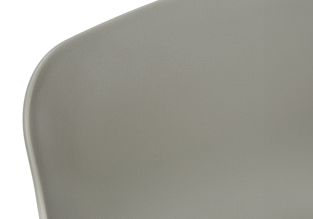 Office Chair, Adjustable Height, Swivel, Ergonomic, Computer Desk, Work, Juvenile, Grey Leather Look, Grey Metal, Contemporar