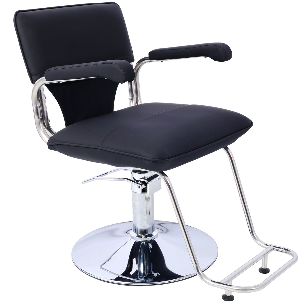 Stainless steel frame,Fashion style Hair Salon Chair Styling Heavy Duty Hydraulic Pump Barber Chair Beauty Shampoo Barbering 
