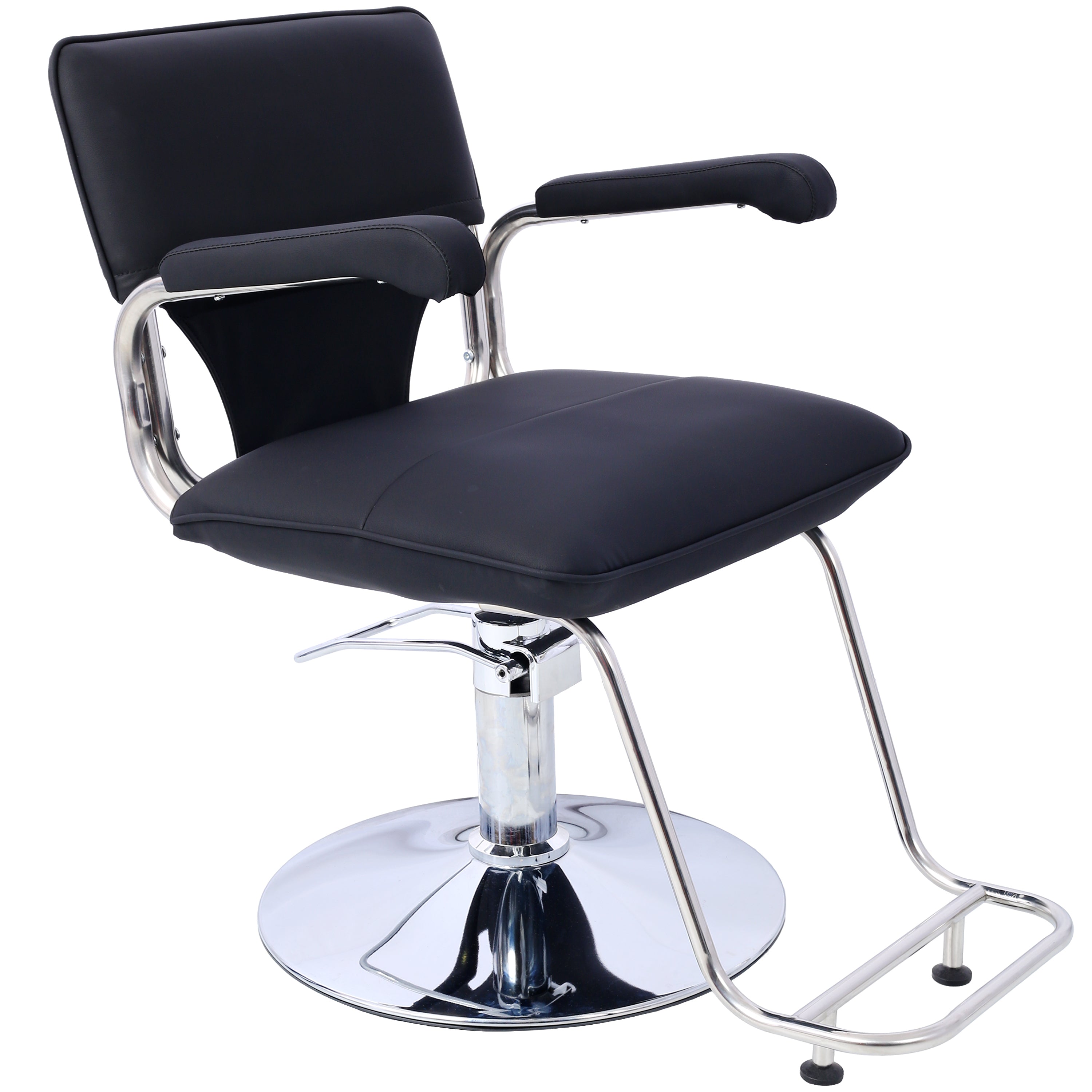 Stainless steel frame,Fashion style Hair Salon Chair Styling Heavy Duty Hydraulic Pump Barber Chair Beauty Shampoo Barbering 