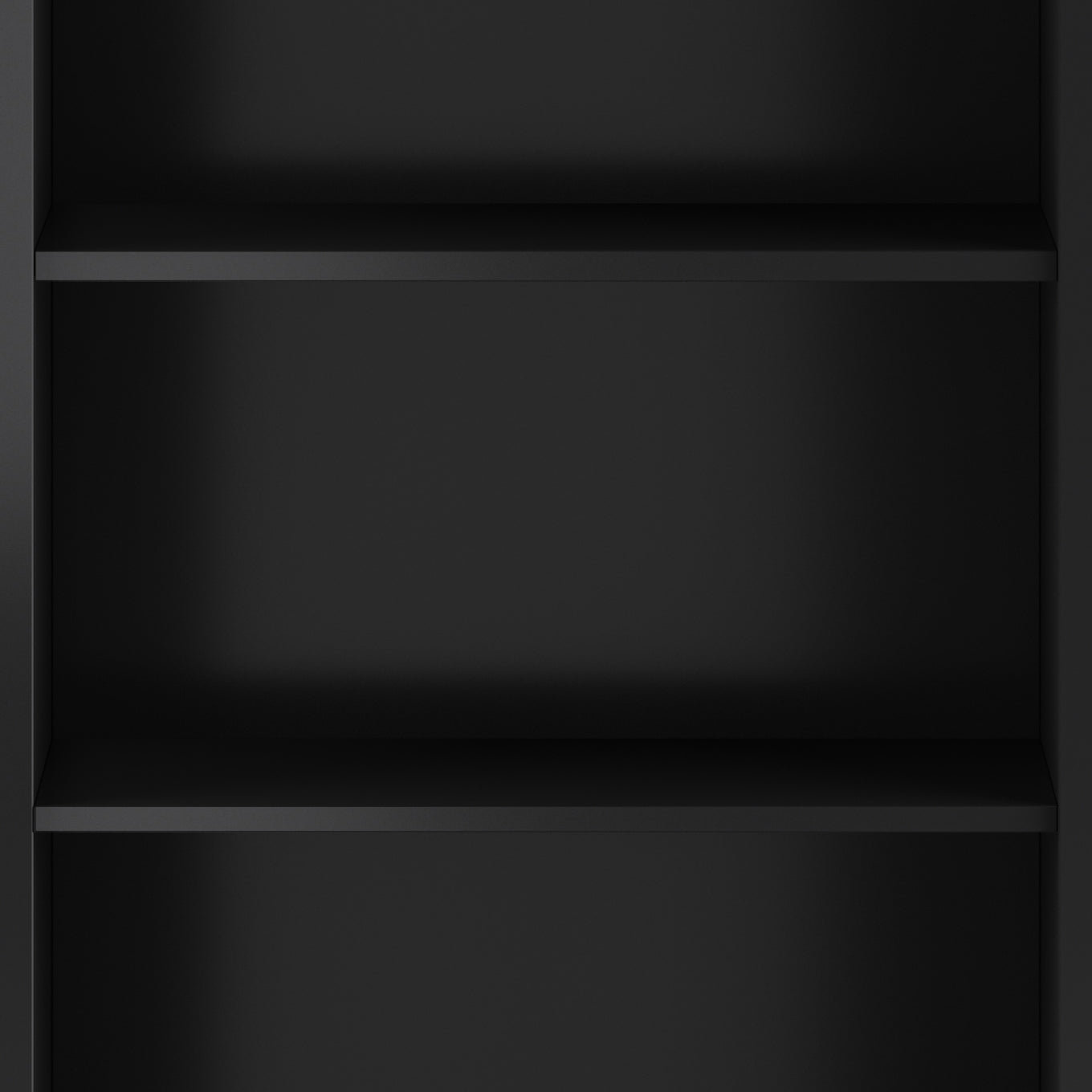 Amherst 30 inch Solid Wood 5 Shelf Bookcase in Black - Grand Goldman