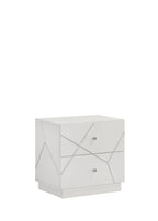 Manhattan Queen 4-Piece Bedroom Set – Modern Design with Lacquer Finish, Geometric Accents, and LED Lighting - Grand Goldman Shop