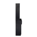 Black modern simple hair desk, multi-layer storage, large storage space - Grand Goldman Shop