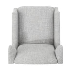Westeros Wing Back Fabric Upholstered Recliner - Grand Goldman Shop