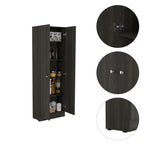 Multistorage Cabinet, Double Door, Five Shelves -Espresso / Black - Grand Goldman