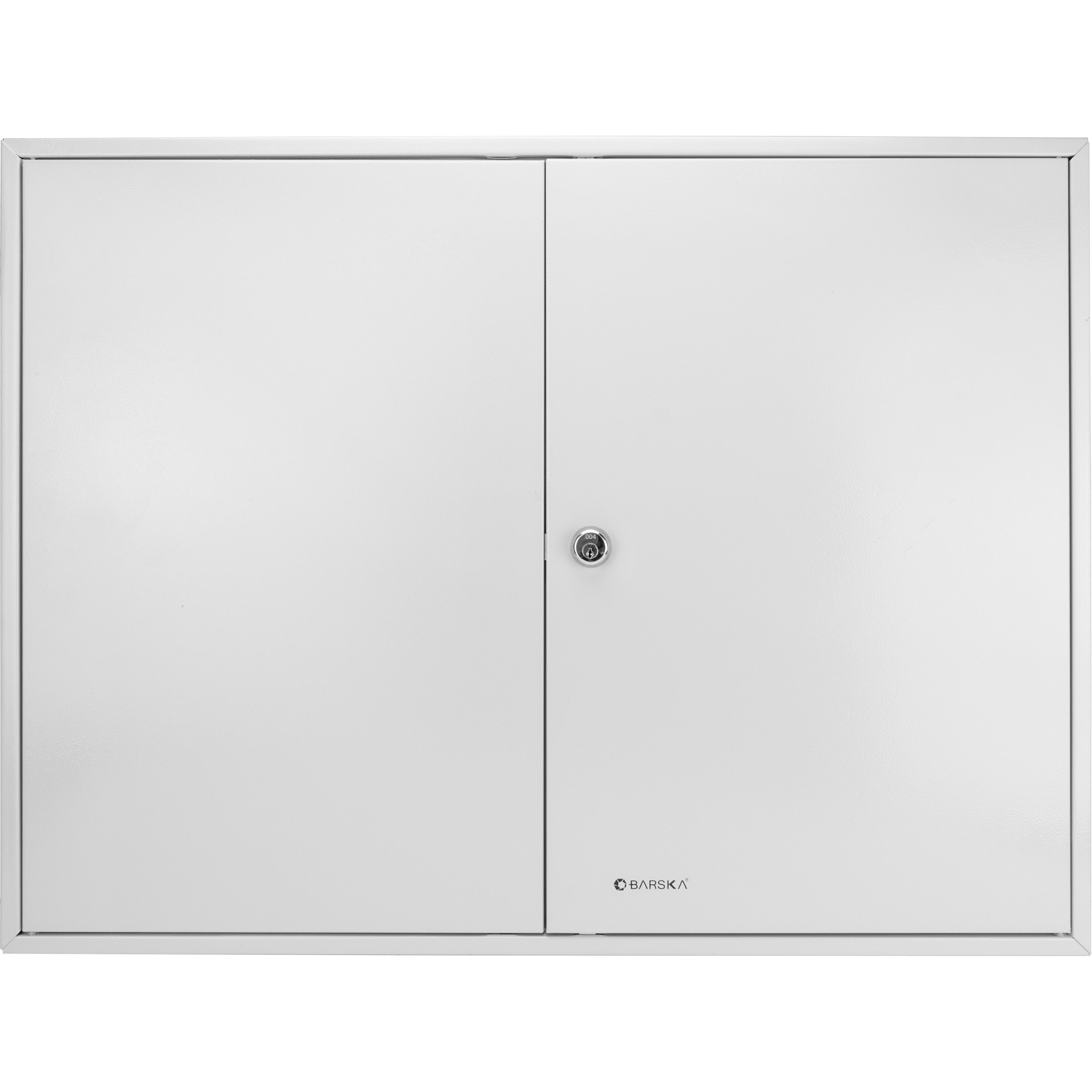 Steel Key Cabinet with Key Lock and White Tags for Secure Storage, Gray, 480 Keys Capacity - Grand Goldman