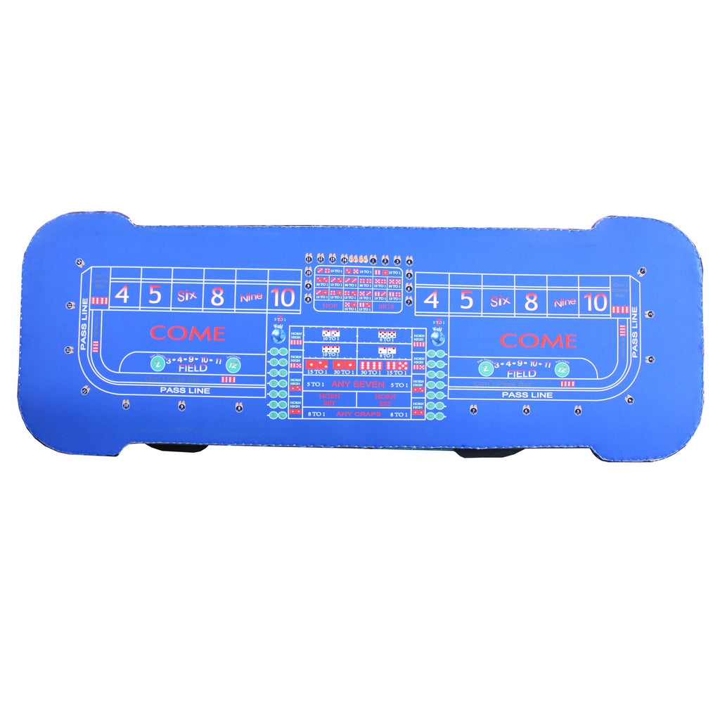 12 Feet Craps Table Model 13829 Blue | Premium Home Decor - Grand Goldman