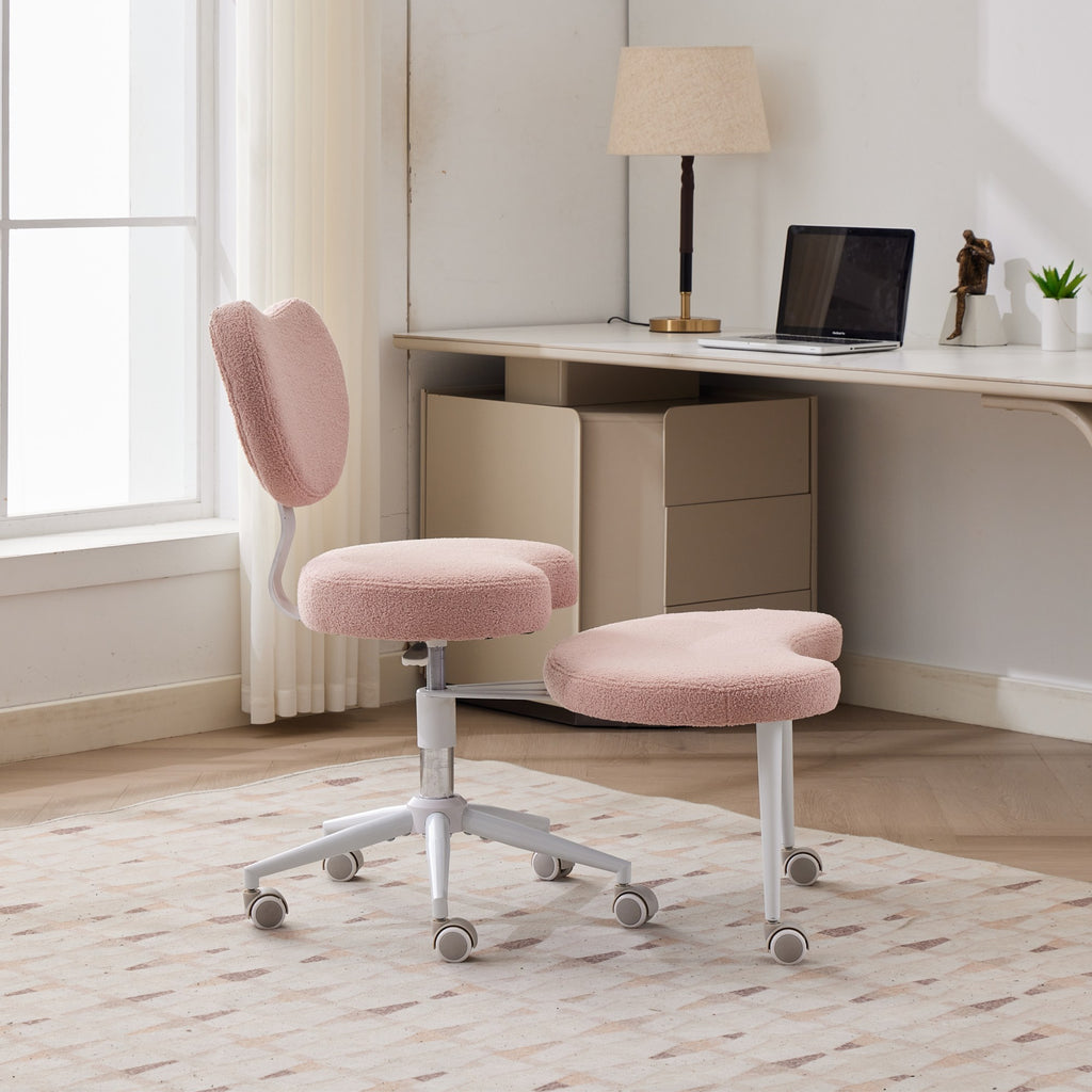 Meditation Chair Plus, Cross Legged Chair with Wheels, ADHD Chair, Criss Cross Desk Chair with Lumbar Support and Adjustable 