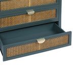 3 Drawer Cabinet, Natural rattan, American Furniture, Suitable for bedroom, living room, study - Grand Goldman Shop