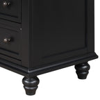 U_STYLE 27.6'' Painted Nightstand with pull-out tray, Fashion Bedside Cabinet with 3 Drawers, Minimalist Sofa Side Table with rubber legs and Metal handle for Bedroom Sofa Couch Office - Grand Goldman Shop