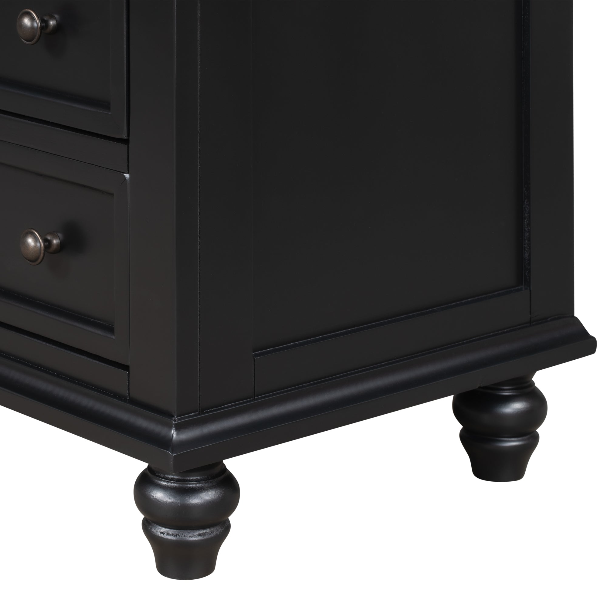 U_STYLE 27.6'' Painted Nightstand with pull-out tray, Fashion Bedside Cabinet with 3 Drawers, Minimalist Sofa Side Table with rubber legs and Metal handle for Bedroom Sofa Couch Office - Grand Goldman Shop