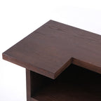 41.35'H Bar Table Or Wine cabinet -Brown Antique - Grand Goldman Shop