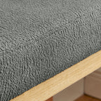 Shoe-changing bench, a shoe-changing bench with a wooden frame and a soft cushioned seat, can be placed freely and is suitable for small spaces without taking up much space -Dark Gray - Grand Goldman Shop