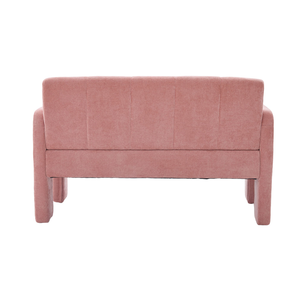 Nordic Modern Double Armchair Living Room & Bedroom Compact Upholstered Sofa Leisure Sofa Comfortable Seating with Dual Armrests Can be paired with a single chair - Grand Goldman Shop