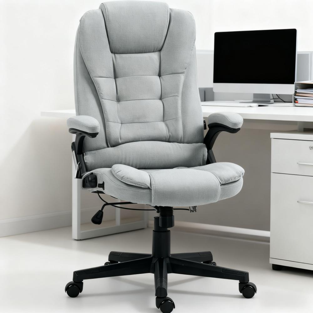 High Back Massage Desk Chair with Reclining Backrest,For Home and Office | Premium Home Decor - Grand Goldman