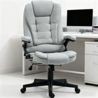 High Back Massage Desk Chair with Reclining Backrest,For Home and Office | Premium Home Decor - Grand Goldman