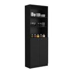 Dupree 2 Piece Home Bookcase set, 49' Wide with 9 Shelves ,  Living Room  Black - Grand Goldman