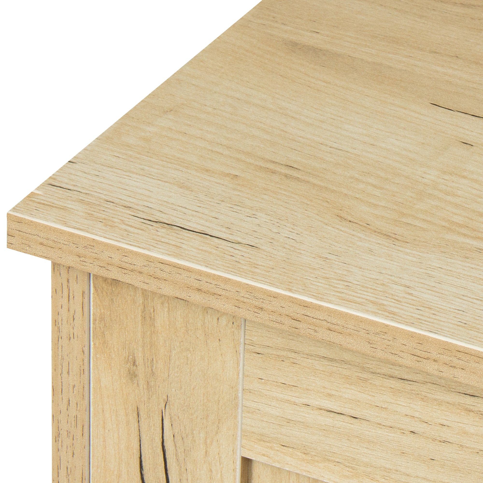 Modern Wood Buffet Sideboard with 2 doors&1 Storage and 2drawers -Entryway Serving Storage Cabinet Doors-Dining Room Console, 43.3 Inch, Oak - Grand Goldman Shop