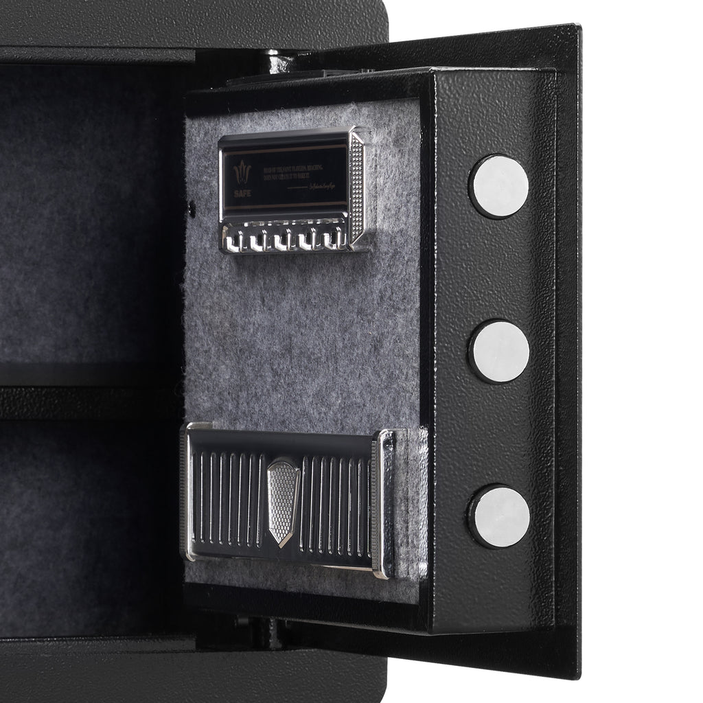 Safe 1.2 Cubic Feet Home Safe Steel for Cash Gold 15.8x11.8x13.8 inch - Grand Goldman