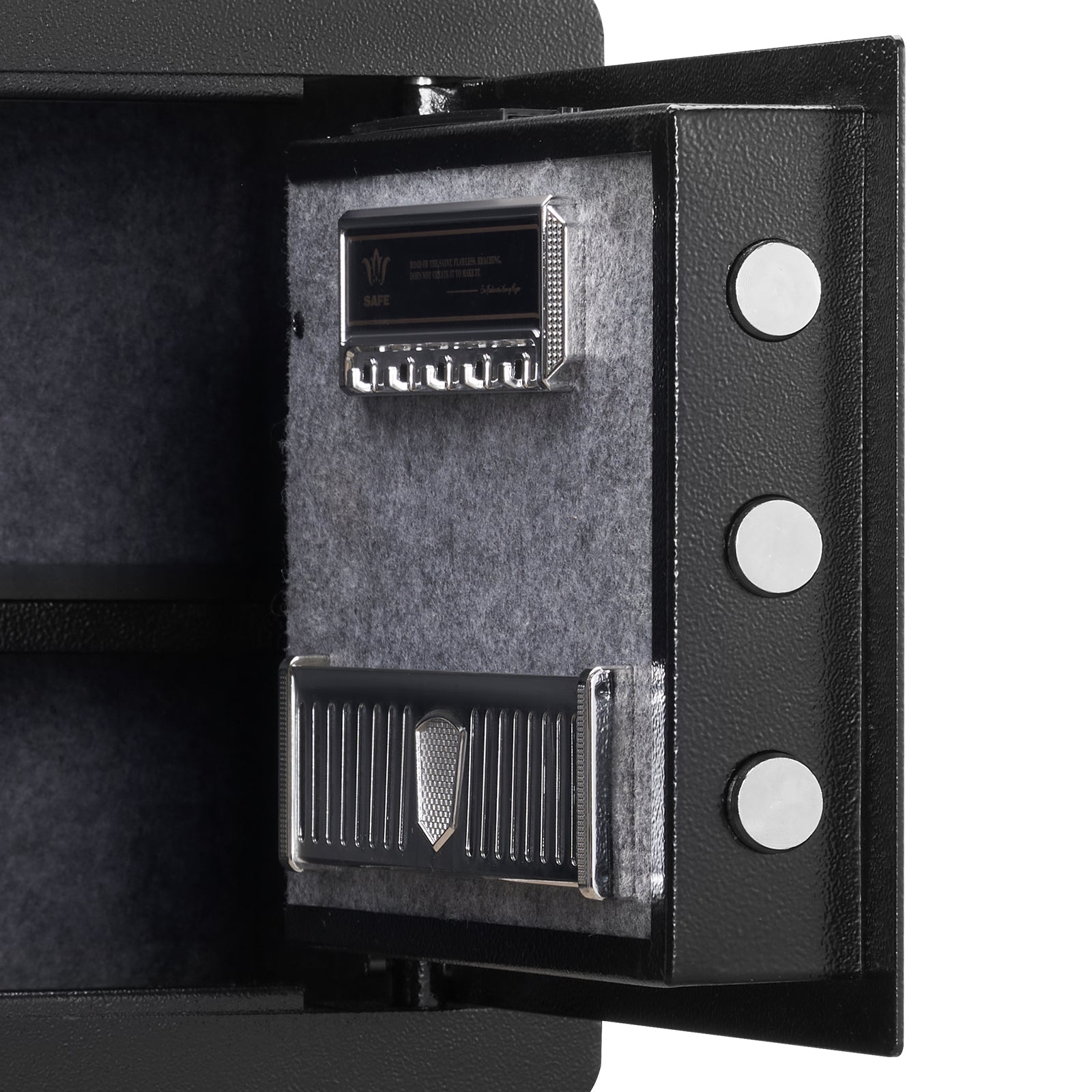 Safe 1.2 Cubic Feet Home Safe Steel for Cash Gold 15.8x11.8x13.8 inch - Grand Goldman