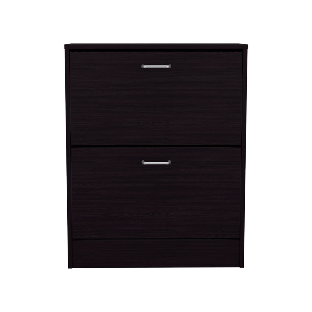 Inola Two-Door Shoe Rack Cabinet With Adjustable Shelves, Modern Storage Organizer - Grand Goldman Shop