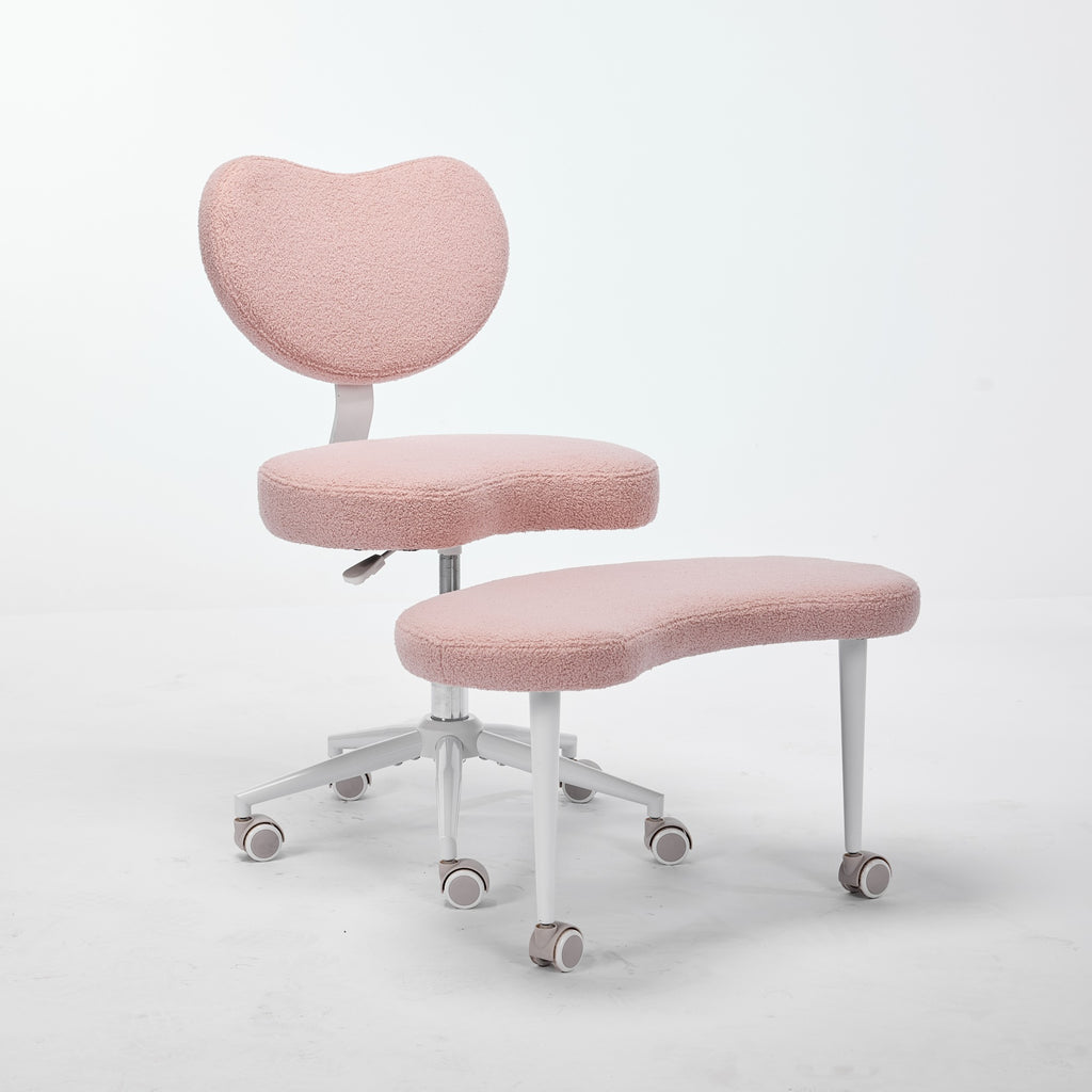 Meditation Chair Plus, Cross Legged Chair with Wheels, ADHD Chair, Criss Cross Desk Chair with Lumbar Support and Adjustable 