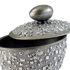 8' Tall Polyresin Decorative Jewelry Box' Twilight' with Silver finish - Grand Goldman Shop