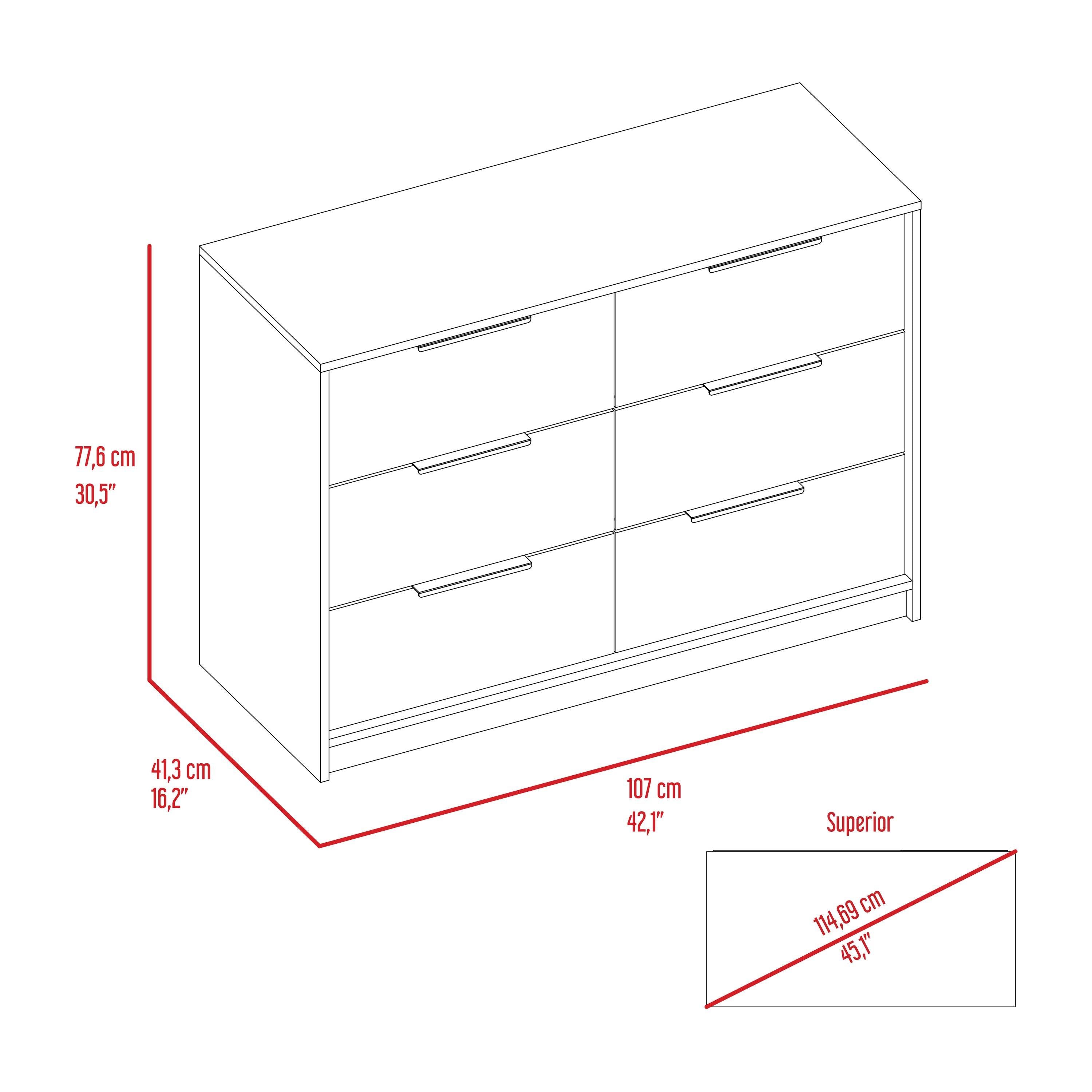 2 Piece Bedroom Set, Egeo 4 Drawer Dresser + Omaha Nightstand, Black / Pine - Grand Goldman Shop