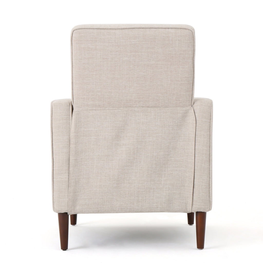 Macedonia Mid-Century Modern Button Tufted Fabric Recliner - Grand Goldman Shop