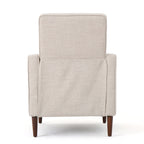 Macedonia Mid-Century Modern Button Tufted Fabric Recliner - Grand Goldman Shop