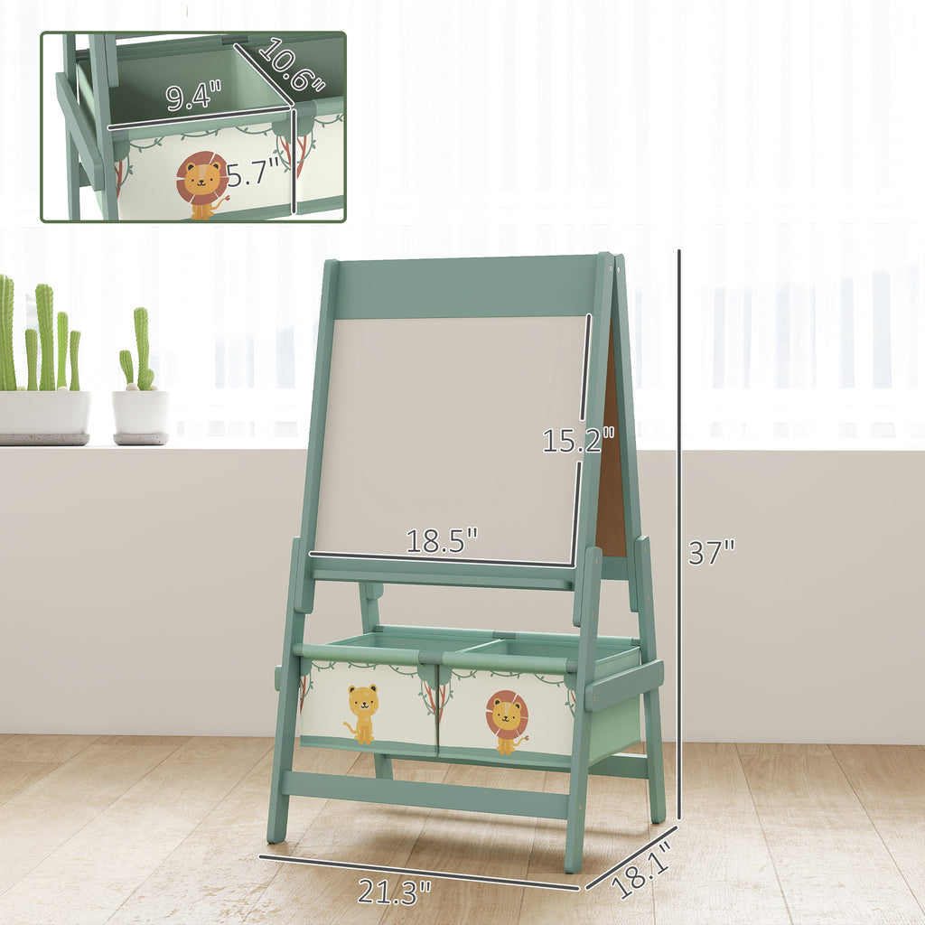 Kids Art Easel with Storage Baskets,Kids Easel - Grand Goldman