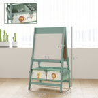 Kids Art Easel with Storage Baskets,Kids Easel - Grand Goldman