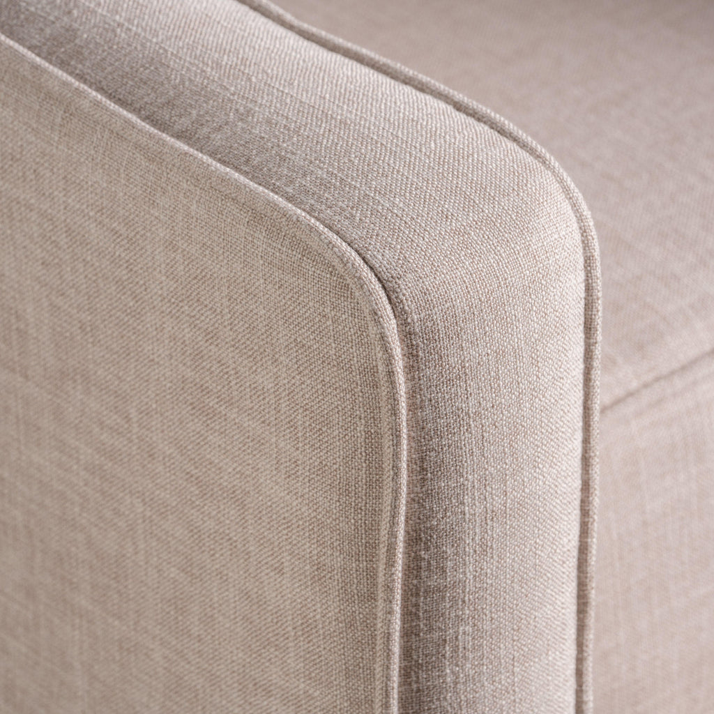 Macedonia Mid-Century Modern Button Tufted Fabric Recliner - Grand Goldman Shop