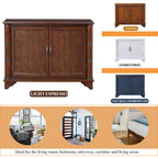 40'  Console Table with Storage Shelf, Retro Entryway Table with Adjustable Storage Shelf, Sofa Couch Table for Hallway, Entry Way, Living Room, Foyer, Light Espresso - Grand Goldman Shop