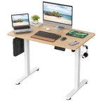 STARY Electric Standing Desk Adjustable Height Sit Stand Home Office Desk with Splice Board - Grand Goldman