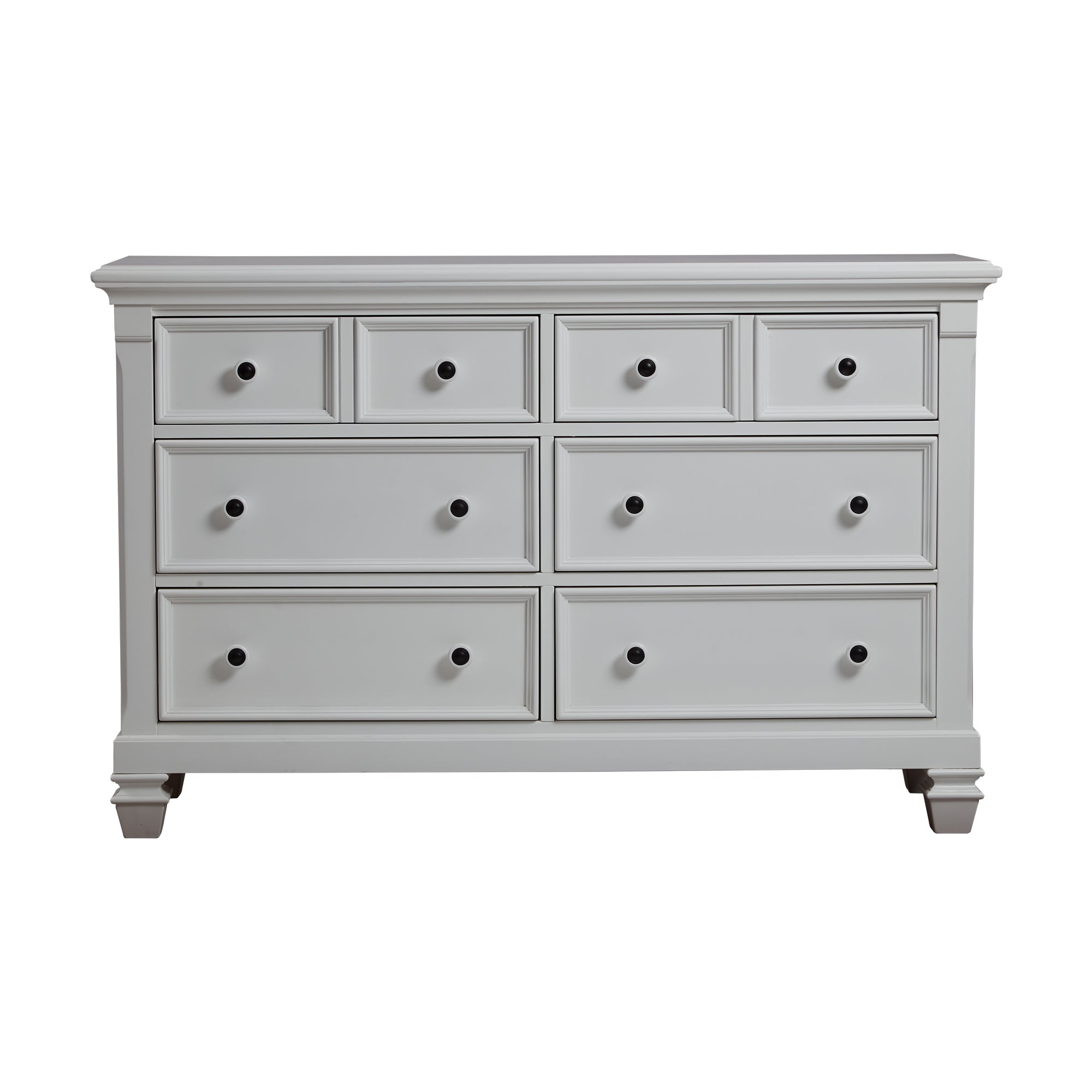 Glendale 6 Drawer Dresser Pure White | Premium Home Decor - Grand Goldman