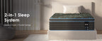 King Size Mattress,10 Inch Hybrid Mattress, Individually Pocketed Innerspring, Medium Firm - Grand Goldman Shop
