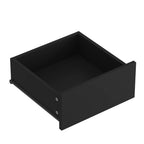 Wardrobe Closet 71.7' H, Bedroom Wooden Wardrobe with 2 Doors 6 Drawers, Modern Clothing Storage Cabinet Combination with Storage Shelves and Hanging Rail, Black - Grand Goldman Shop