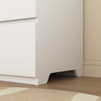 6 Drawer Storage Cabinet ,Dresser, Wood Storage Tower Clothes Organizer, Wide Chest of 6 Drawers, Large Storage Space for Bedroom, Hallway, Entryway Living Room White - Grand Goldman Shop