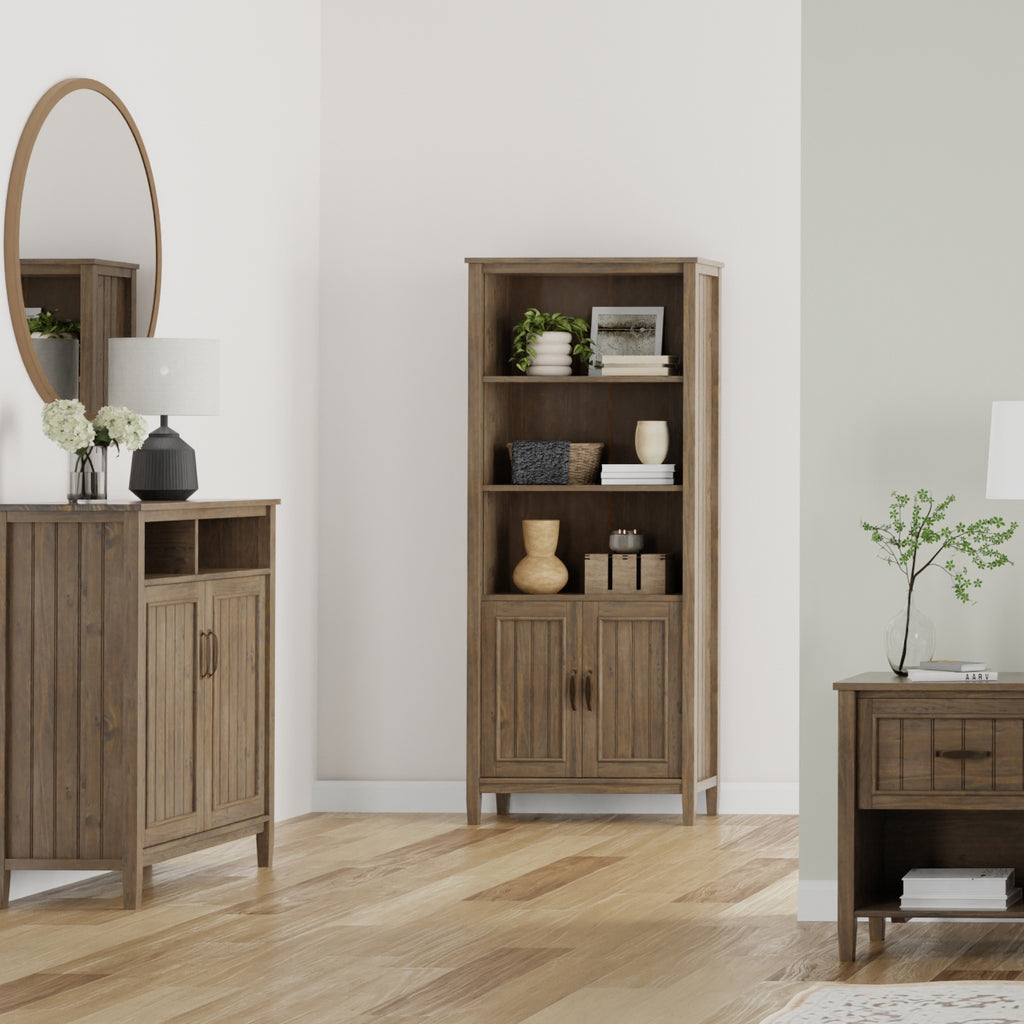 Lev - Bookcase - Smoky Brown - Grand Goldman