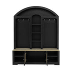 Multi-functional wardrobe/entrance wardrobe, equipped with shoe racks, clothes hangers and hooks. Wardrobe - A wardrobe is made of sturdy medium-density fiberboard with modern design and practical sto - Grand Goldman Shop