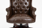 Executive Office Chair - High Back Reclining Comfortable Desk Chair - Ergonomic Design - Thick Padded Seat and Backrest - PU 