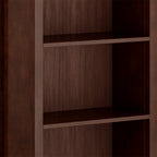 Artisan 5 Shelf Bookcase | Premium Home Decor - Grand Goldman