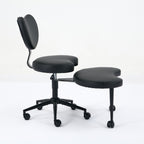 Meditation Chair Plus, Cross Legged Chair with Wheels, ADHD Chair, Criss Cross Desk Chair with Lumbar Support and Adjustable 