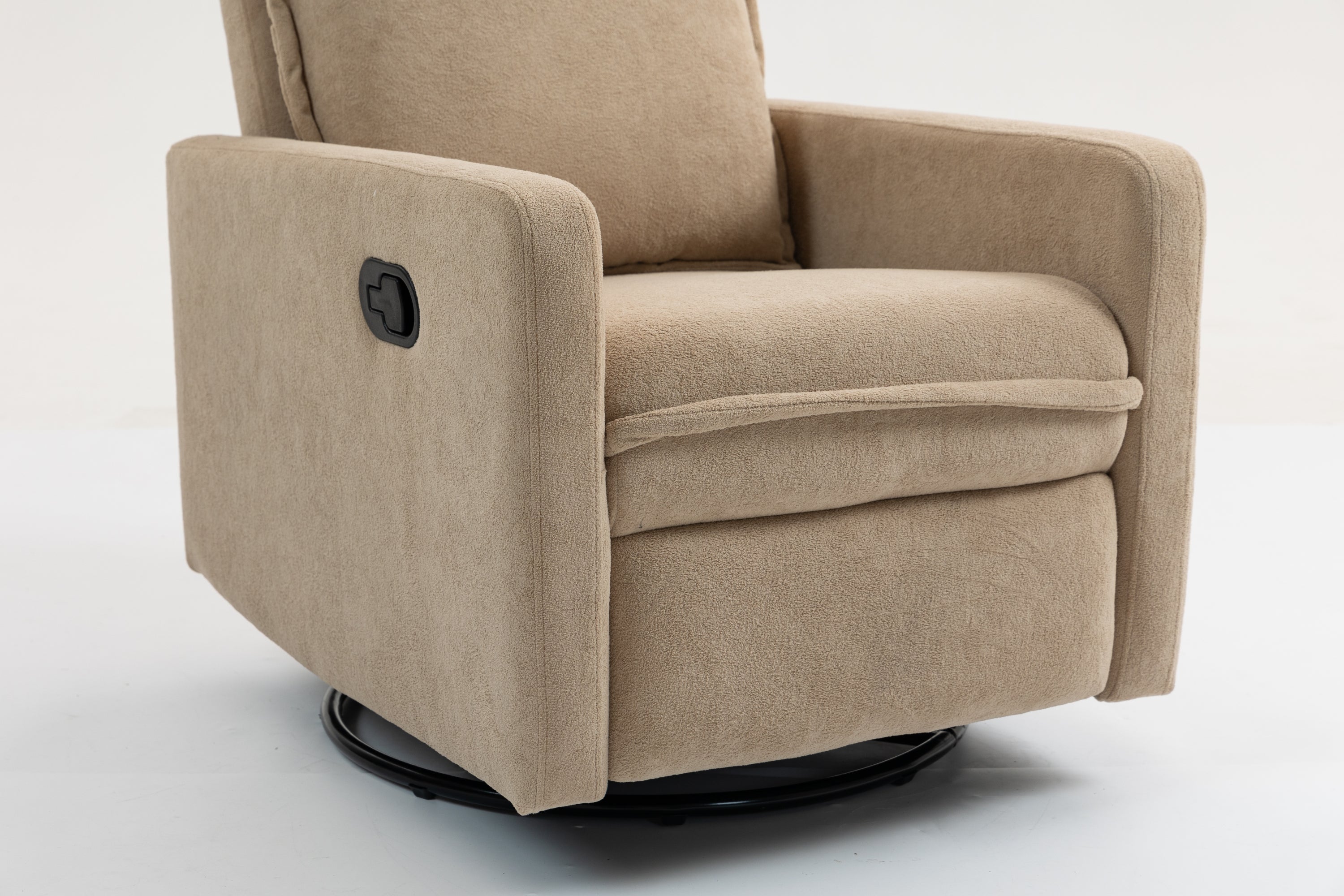 Short plush manual button armchair sofa - Grand Goldman Shop